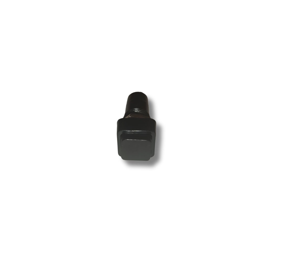 Square Push Button - Black